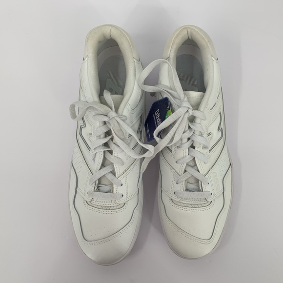 New Balance 550 sneaker shoe triple white lace-up tie men new 11 - Picture 3 of 7
